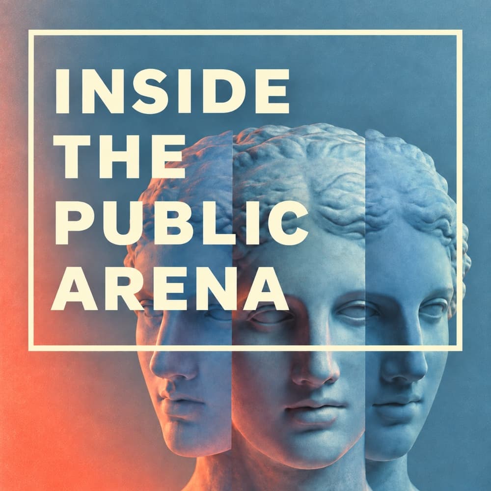 Cover artwork for the Inside the Public Arena newsletter.